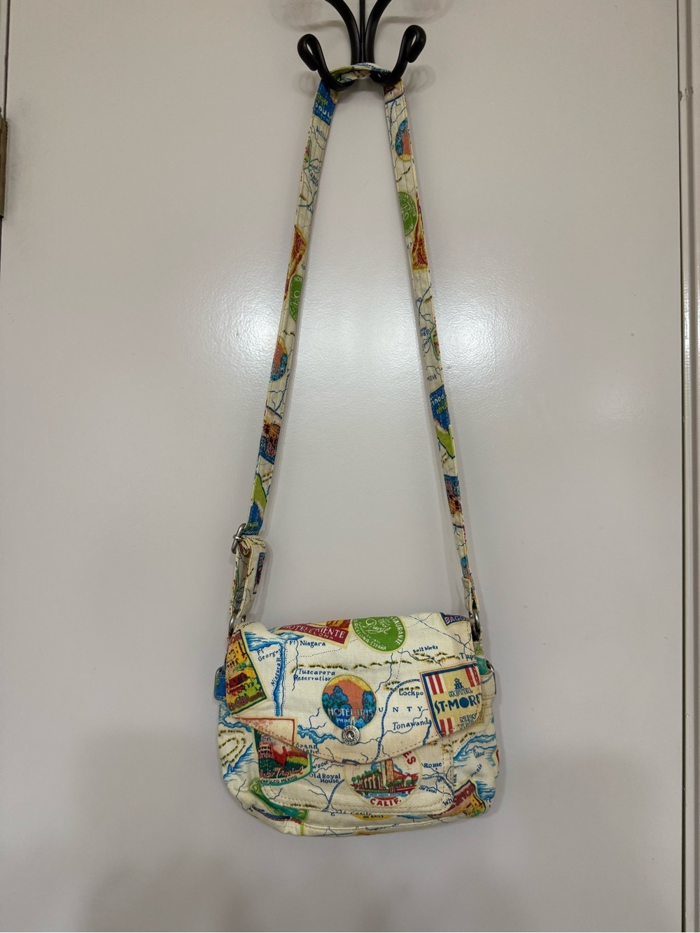 Vintage Fossil St. Moritz Crossbody Bag